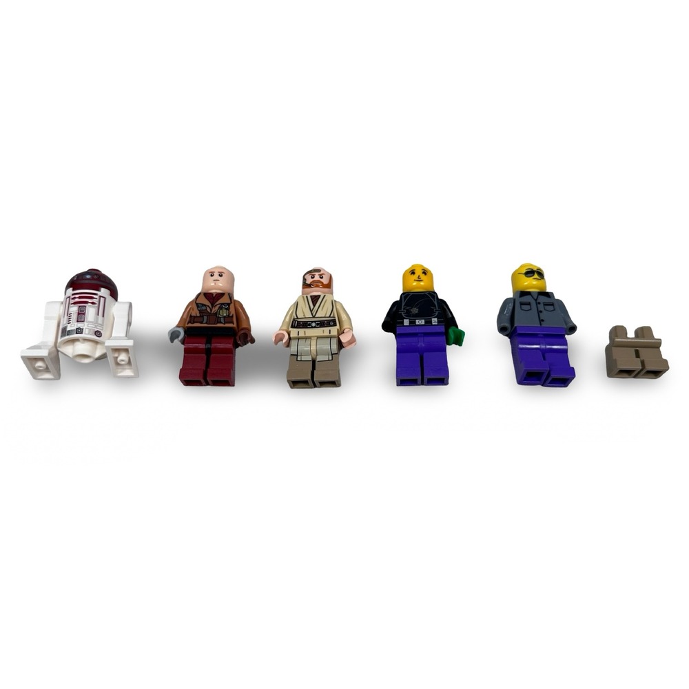 LEGO Star Wars Minifigure Lot R4-P17 Hondo Ohnaka Obi-Wan Kenobi Gray Purple Leg